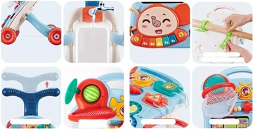 ИНТЕРАКТИВНЫЕ ХОДКИ 3в1 ДЕТСКИЙ СТОЛИК