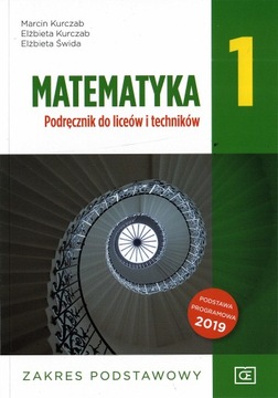 Matematyka 1 podręcznik podstawowy Kurczab PAZDRO