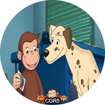 Украшение для дня рождения CAKE CAKE GEORGE сахарное 20 см