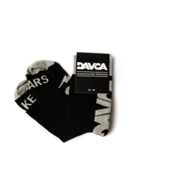 Носки DAVCA BLACK черно-серые
