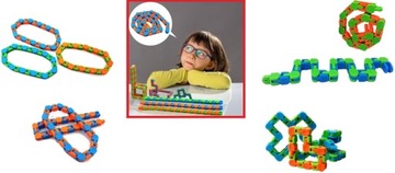 ИГРУШКА-АНТИСТРЕСС ЗМЕЯ-ЦЕПЬ 9257