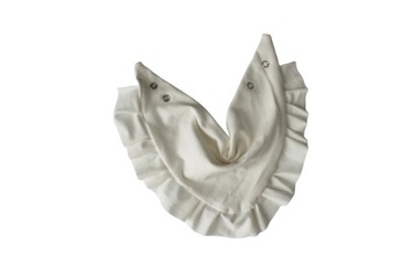 Chusta ecru falbanka XS 34-40 chrzest