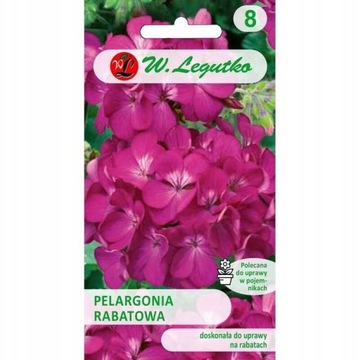 PELARGONIA RABATOWA GAMA FIOLETOWA F1 0,03G NASIONA