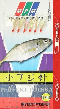 SURFCASTING ŁOWIENIE Z PLAŻY ŁODZI SYSTEM SA-06/12 ZESTAW ŚLEDZOWY