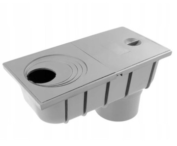 ПОДДОН ДЛЯ УСТАНОВКИ ЖЕЛОБА, под желобом, ФИЛЬТР CZYSZCZAK 110, серый REVISION