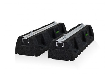 Podstawa antywibracyjna dachowa 450mm stopy gumowe