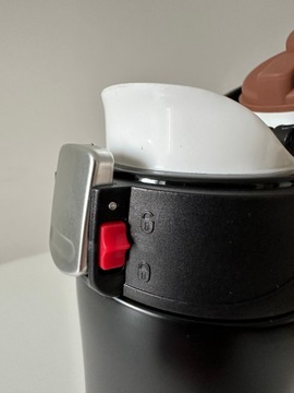 ТЕРМОКРУЖКА С НОСИКОМ, МАТОВЫЙ ЧЕРНЫЙ ТЕРМОС, 450 мл, ШКОЛЬНАЯ ПОЕЗДКА