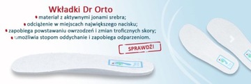 Buty Damskie Kapcie Ortopedyczne Na Rzep Dr Orto 036D00 Zdrowotne Ciepłe 36