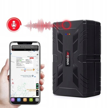 LOKALIZATOR GPS PODSŁUCH MOCNY MAGNES BEZ ABONAMENTU 4G BATERIA 20 000 mAh