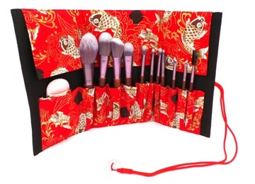 Чехол для кистей для макияжа, органайзер на завязках.