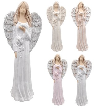 Figurka Anioł KAMILA aniołek prezent 39 cm KOLORY