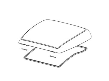 Защитное стекло для мансардного окна Dometic Mini Heki Style 40x40 с уплотнителем