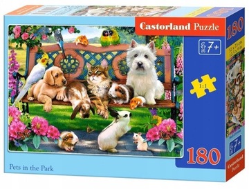 Puzzle 180 Pets in the park CASTOR