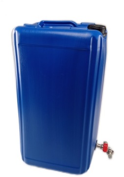 Контейнер для воды с краном 30 л пузырьковый резервуар ТВЕРДАЯ пластиковая канистра
