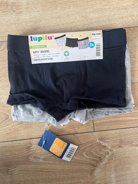 Majtki chłopięce BOKSERKI bawełna, 3pack, 98/104!