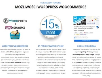 Полный веб-сайт WordPress Woocommerce