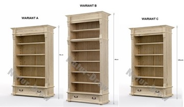 Regał z Drewna na wymiar - Idealny na Książki