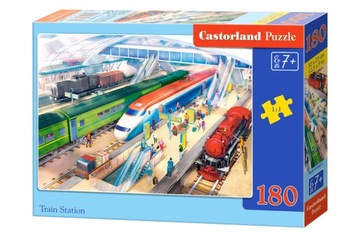 Puzzle 180 el. Dworzec Kolejowy Castorland