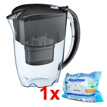 Dzbanek Aquaphor Jasper Czarny + Maxfor Maxtra