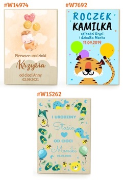 Sztućce dla dziecka GRAWER roczek chrzest NADRUK