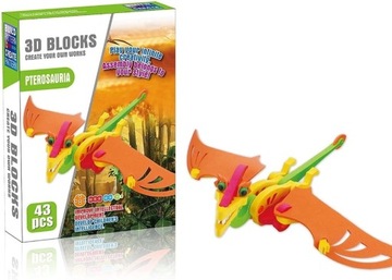 Piankowe puzzle 3D - Pterodaktyl