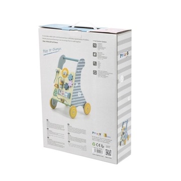 Деревянная развивающая коляска для детей Viga Toys