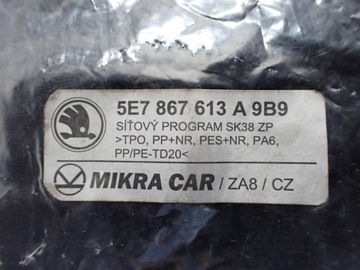 SIATKA ORGANIZER BAGAŻNIKA ORYGINAŁ 5E7867613A SKODA OCTAVIA IV 5E3 22R