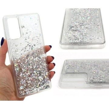 Etui Liquid / Water Case do Samsung S20 FE srebrne