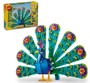 KLOCKI LEGO CREATOR 3W1 31157 EGZOTYCZNY PAW WAŻKA MOTYL