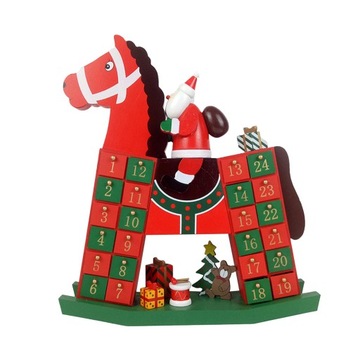 Cute advent calendar Decorative Wooden Ornament 24