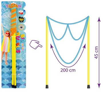 TUBAN Sznurek Okulary do Baniek Mydlanych 45 cm