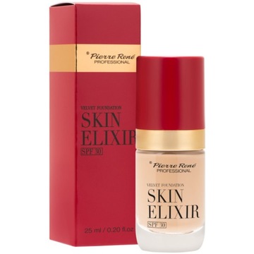 PIERRE RENE FLUID PODKŁAD KRYJĄCY DO TWARZY SKIN ELIXIR 02 NATURAL NUDE