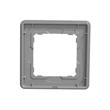 Schneider Electric Sedna Elements Одинарная рама, белое стекло