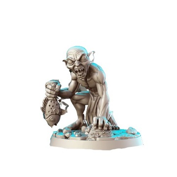 LotR - Gollum | Figurka RPG, Warhammer