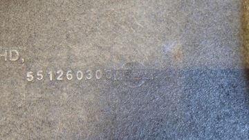 NISSAN MICRA K12 POLIČKA KUFRU 551260303 ORIGINÁLNÍ EVROPA