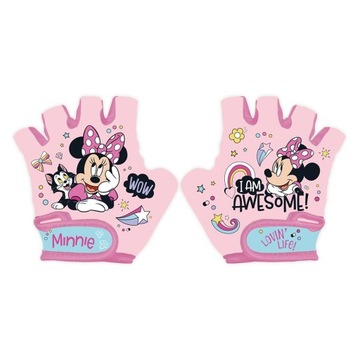 Rękawiczki rowerowe NA rower DLA dziecka minnie