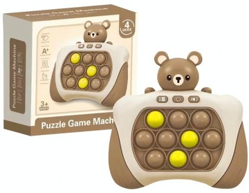 ЭЛЕКТРОННАЯ АНТИСТРЕССОВАЯ АРКАДНАЯ КОНСОЛЬНАЯ ИГРА POP IT СЕНСОРНАЯ ИГРА