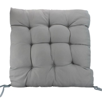 СТЕГАНАЯ ПОДУШКА САДОВОГО СТУЛА НА ЛЕМЯХ 40х40 СМ С ЗАВЯЗКОЙ П