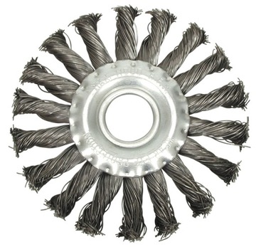 SZCZOTKA TARCZOWA 100 MM DRUT SPLATANY 06981 T