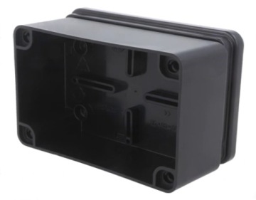 Герметическая инсталляция банка лапа 120x80x50 IP65 Black