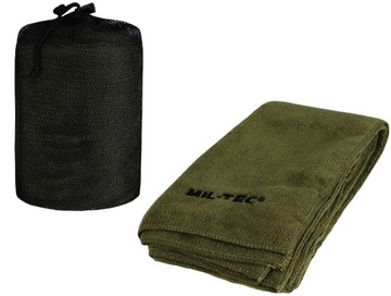 БЫСТРОСЫХАЮЩЕЕ ПОЛОТЕНЦЕ ВОЕННОЕ ТУРИСТИЧЕСКОЕ ИЗ МИКРОФИБРЫ MIL-TEC OLIVE 120x60