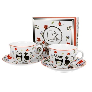 Filiżanki komplet 2 szt. Koty etno 280 ml 3144