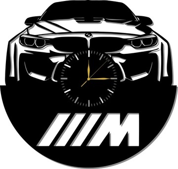 AŻUROWY ZEGAR SAMOCHÓD BMW M 50CM L! 17 KOLORÓW