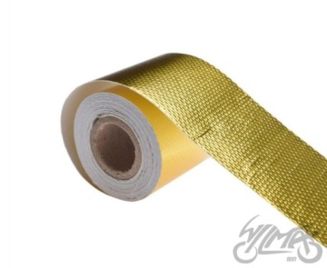 ЗОЛОТАЯ ИЗОЛЯЦИОННАЯ ЛЕНТА ДЛЯ ВЫХЛОПНЫХ ТРУБ 5М
