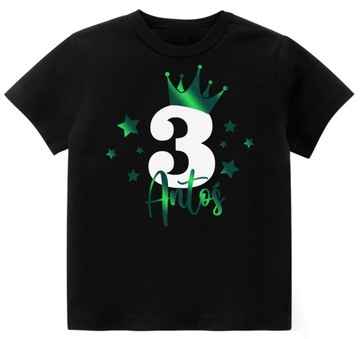 Koszulka T-SHIRT URODZINY 3 LATA IMIĘ r. 98
