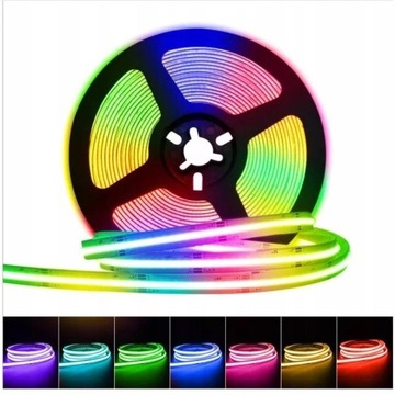 Taśma LED PREMIUM COB RGB - NEON ciągła linia 1m