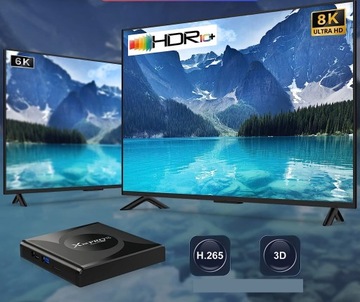 Декодер Smart TV Box X88pro, 2/16 ГБ, Wi-Fi 6, Android 13, HDD-плеер