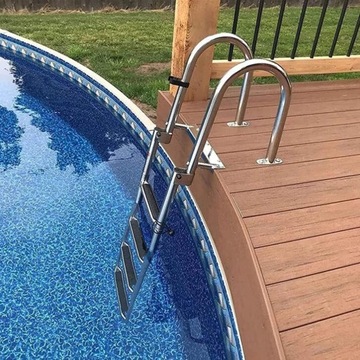 Палубная лестница Worhan ML300A, сталь, 4 ступеньки. 1,58 м