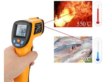 Бесконтактный лазерный термометр-пирометр -50 +550°C ZWY