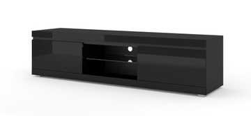 NET 180 подвесной, стоячий, графитовый шкаф под телевизор и комод